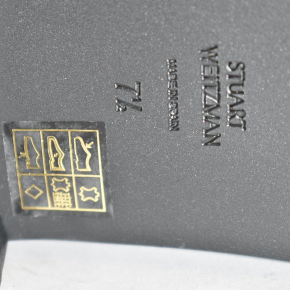 Stuart Weitzman City Over The Knee Boot Black Suede Size 7.5 B S4957 - Picture 10 of 10